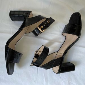 Zara black heels size USW 6 and EUR 36 never worn out of the house